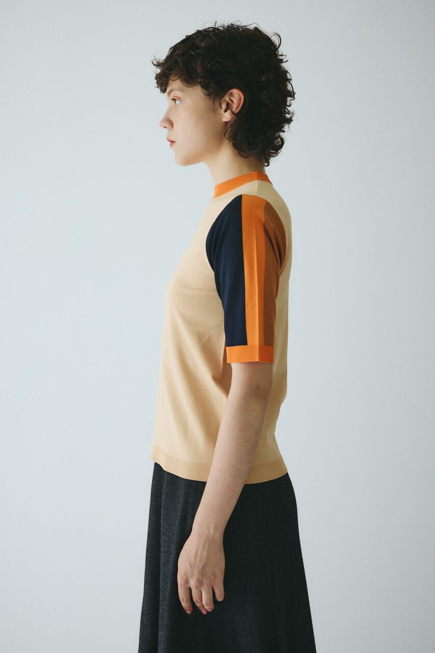 HeRIN.CYE「Color block knit tops」|ニット・セーター|