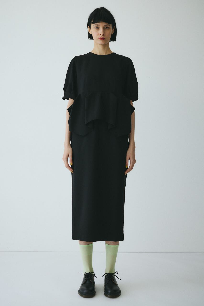 HeRIN.CYE「CLO Peplum dress」|ワンピース|BLK