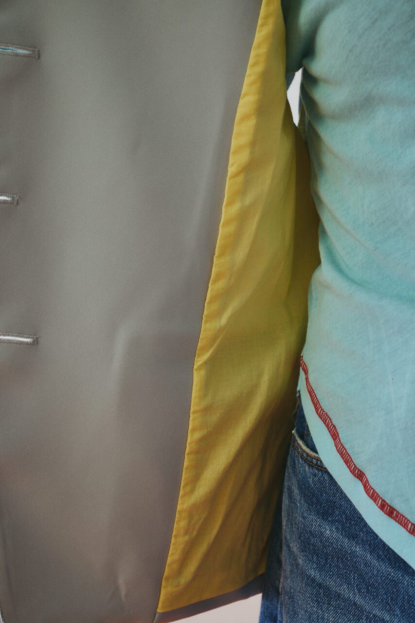 HeRIN.CYE「Wave neck vest」|ダウンベスト・ベスト|