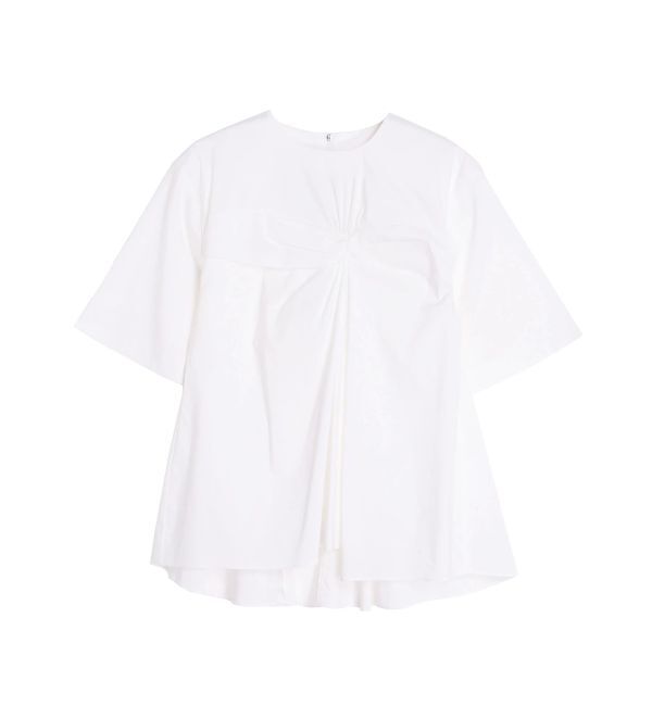 ELENDEEK「BUSTIER DRAPE BL」|シャツ・ブラウス|オフホワイト