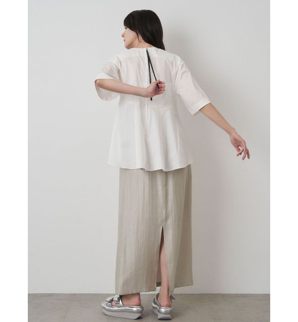 ELENDEEK「BUSTIER DRAPE BL」|シャツ・ブラウス|