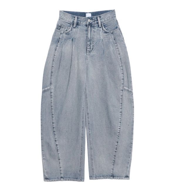 ELENDEEK「PANEL TUK DENIM WIDE PT」|デニム|