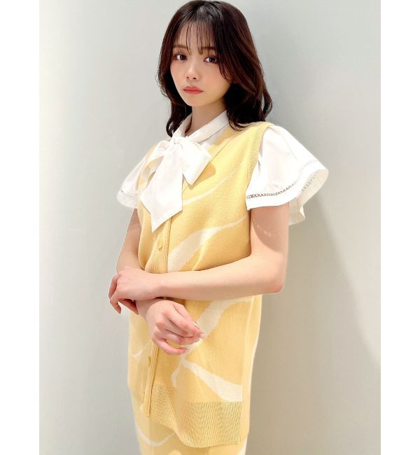 RESEXXY「ニュアンスパターンニットベスト【セットアップ着用可能】」|その他|