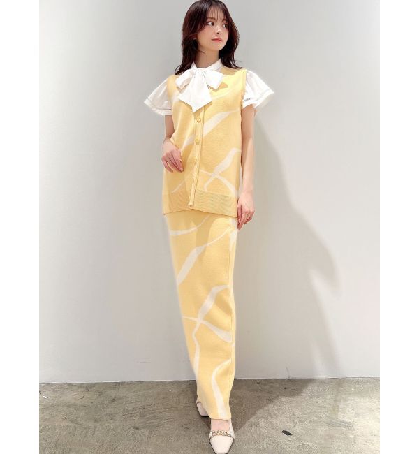 RESEXXY「ニュアンスパターンニットベスト【セットアップ着用可能】」|その他|