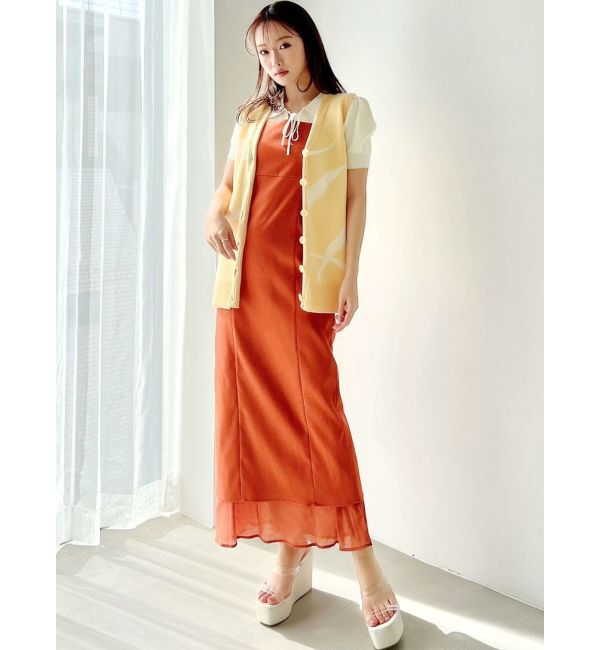 RESEXXY「ニュアンスパターンニットベスト【セットアップ着用可能】」|その他|