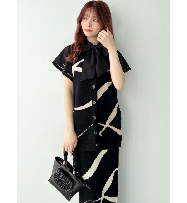 RESEXXY「ニュアンスパターンニットベスト【セットアップ着用可能】」|その他|