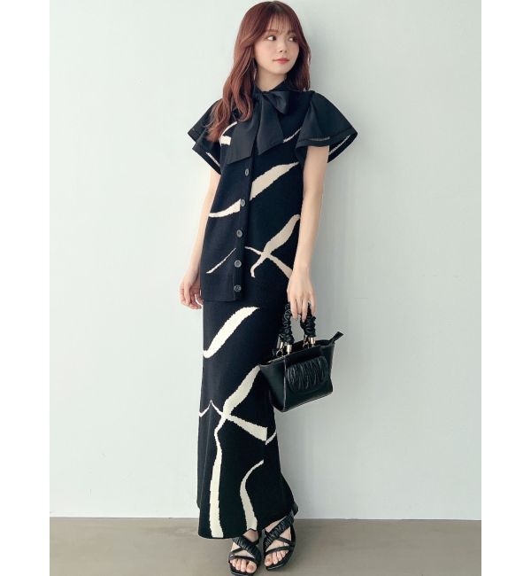 RESEXXY「ニュアンスパターンニットベスト【セットアップ着用可能】」|その他|