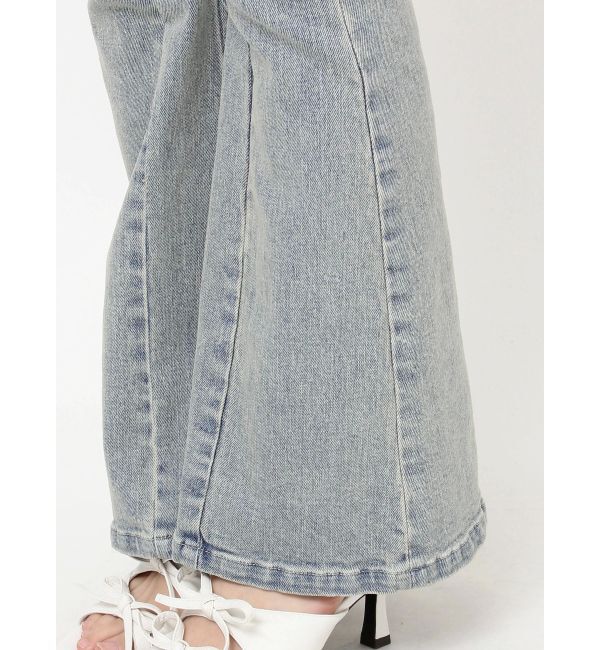 RESEXXY「カットアウトリボンデニムパンツ」|デニム|