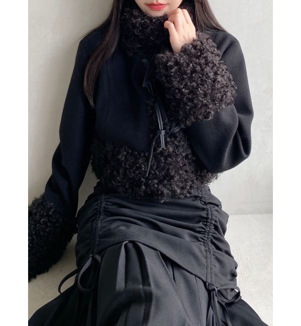 RESEXXY「ポイントフェイクファーブルゾン」|ブルゾン・スタジャン|