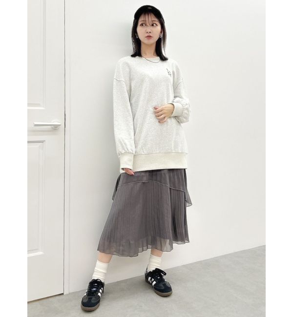 dazzlin「ランダムシアープリーツティアードスカート」|スカート|