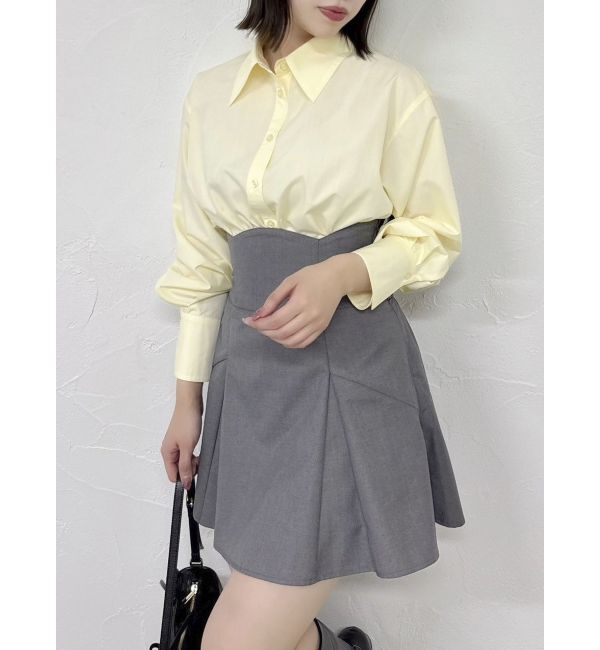 dazzlin「マルチレイヤードシャツ」|シャツ・ブラウス|イエロー