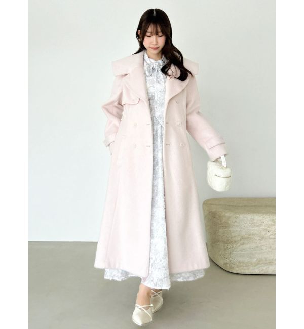 dazzlin「ヘアリーフラワーシフォンワンピース」|ワンピース|