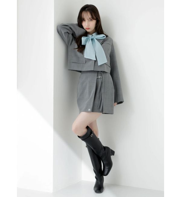 dazzlin「テーラーカラーショートジャケット」|テーラードジャケット|