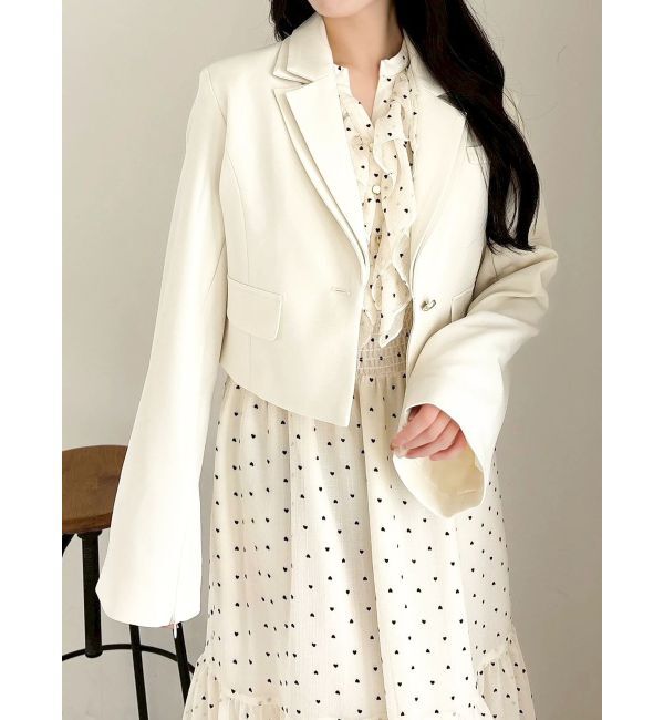 dazzlin「テーラーカラーショートジャケット」|テーラードジャケット|