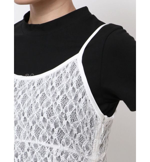 EMODA「ランダムヘムレースキャミワンピース」|ワンピース|