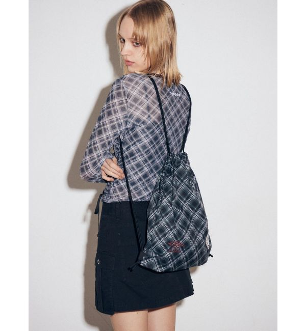 EMODA「【UMBRO&times;EMODA】ストリングバックパック」|リュック|ブラック