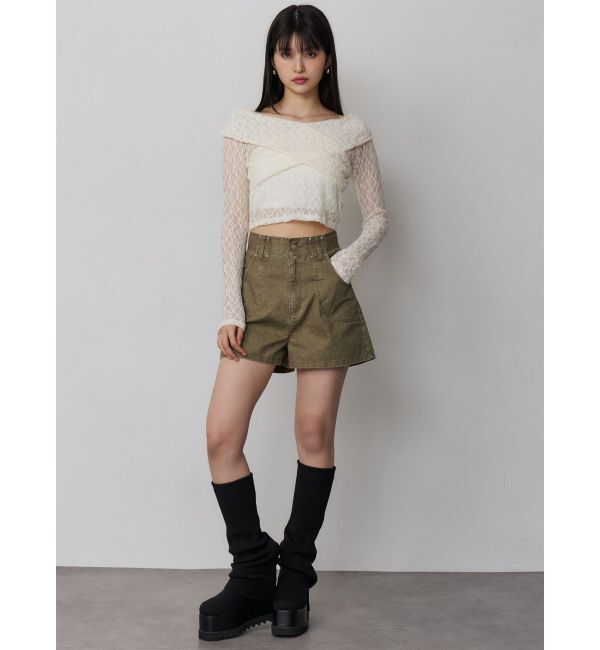 MURUA「ルージーソックブーツ」|ロングブーツ|