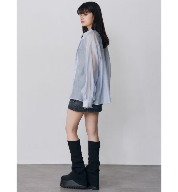 MURUA「ルージーソックブーツ」|ロングブーツ|