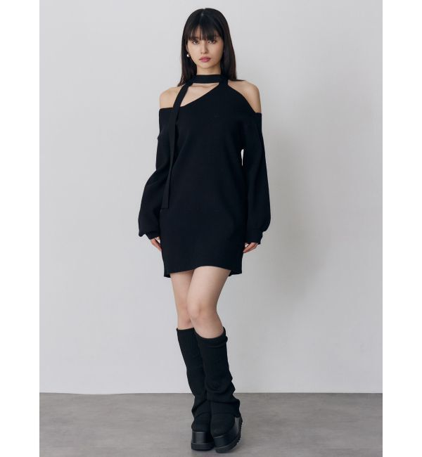 MURUA「ルージーソックブーツ」|ロングブーツ|