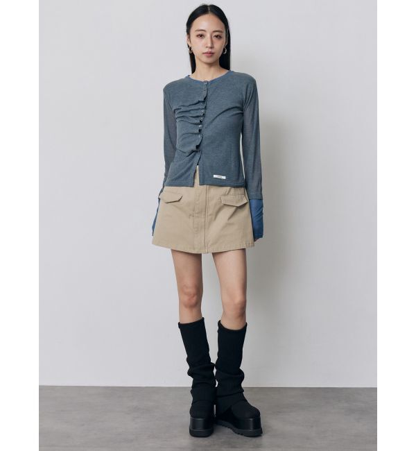 MURUA「ルージーソックブーツ」|ロングブーツ|