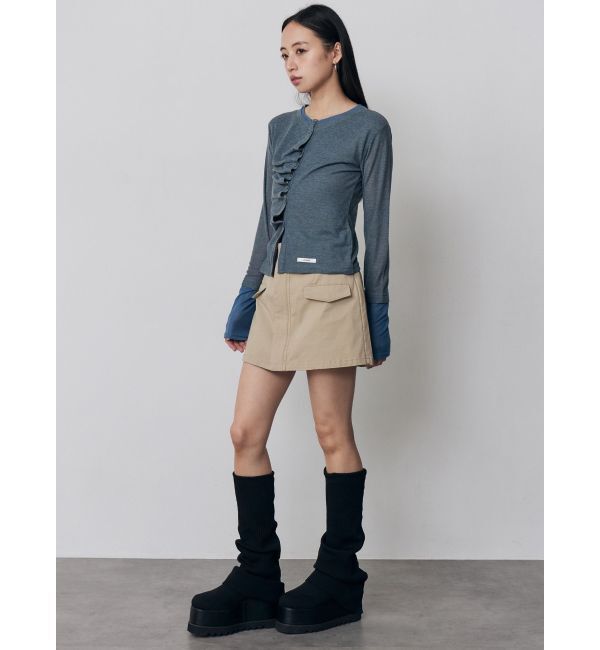 MURUA「ルージーソックブーツ」|ロングブーツ|