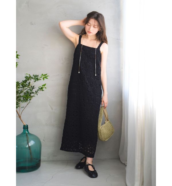 Ungrid「淡水パールビーズロングネックレス」|ネックレス|