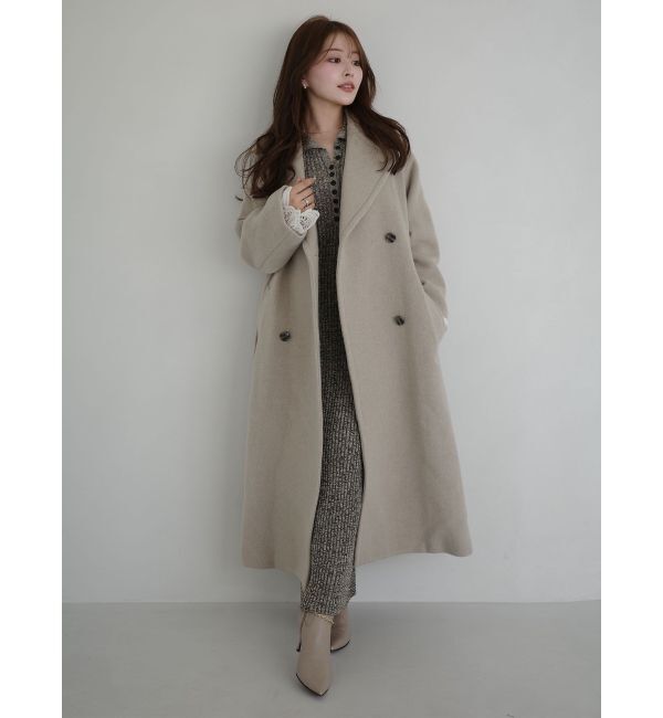 LAGUNAMOON「【REVIVAL】2WAYカラーロングコート」|ステンカラーコート|