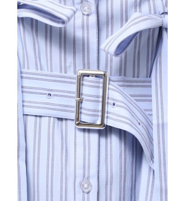 jouetie「ギャザーリボンシャツワンピース」|ワンピース|