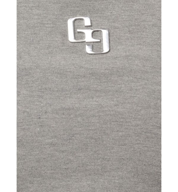 GYDA「GGフードショルダーオープンデザインショートトップス」|Tシャツ・カットソー|