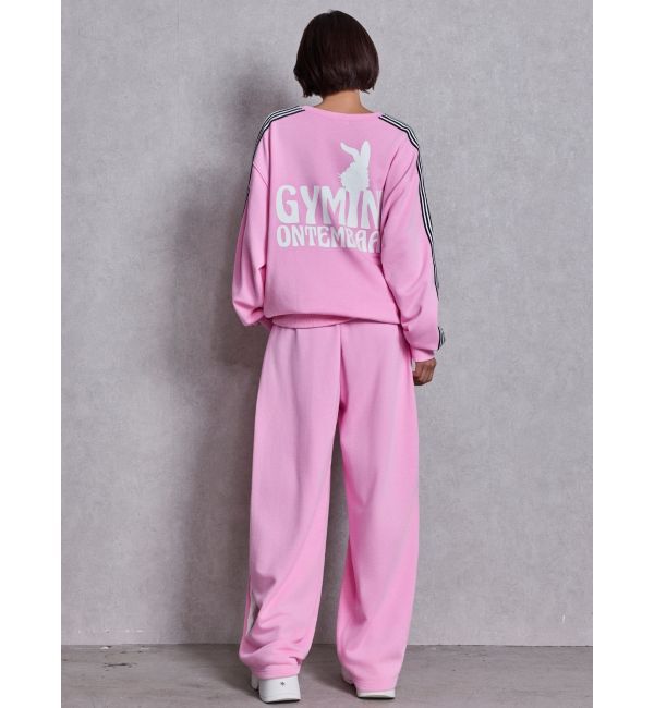 GYDA「GYMINI BUNNYラインスウェットトップス」|スウェット・ジャージ|