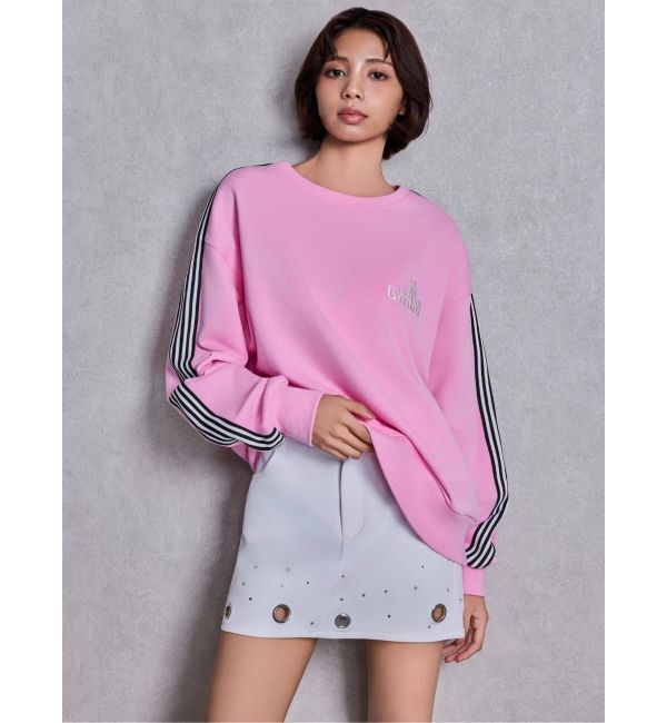 GYDA「GYMINI BUNNYラインスウェットトップス」|スウェット・ジャージ|