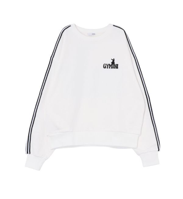 GYDA「GYMINI BUNNYラインスウェットトップス」|スウェット・ジャージ|