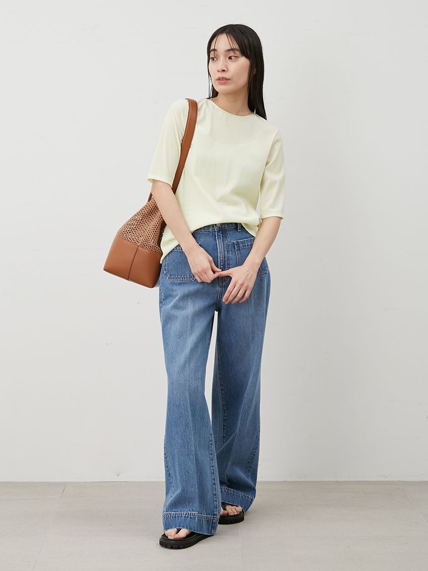 Mila Owen「パッチポケットデザインシガレットデニム」|デニム|