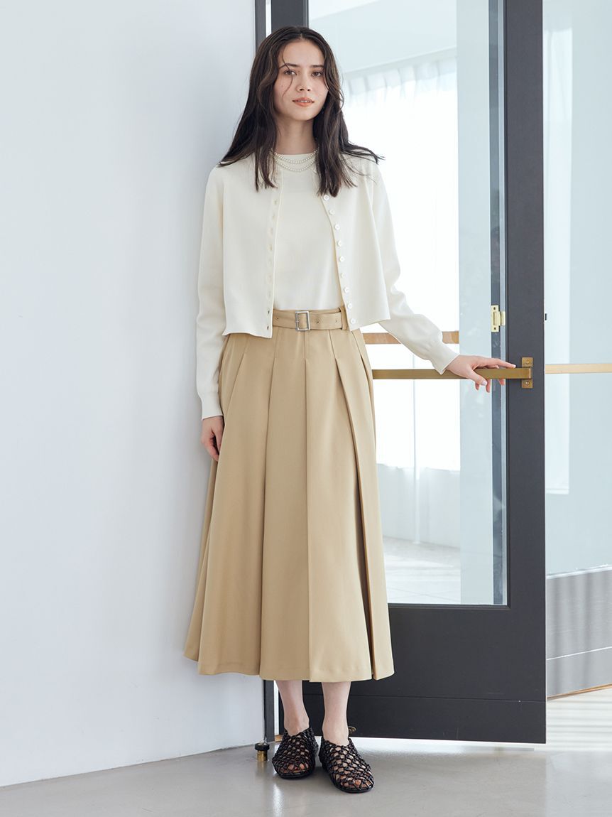 Mila Owen「プリーツスカートニットドッキングワンピース」|ワンピース|IVR