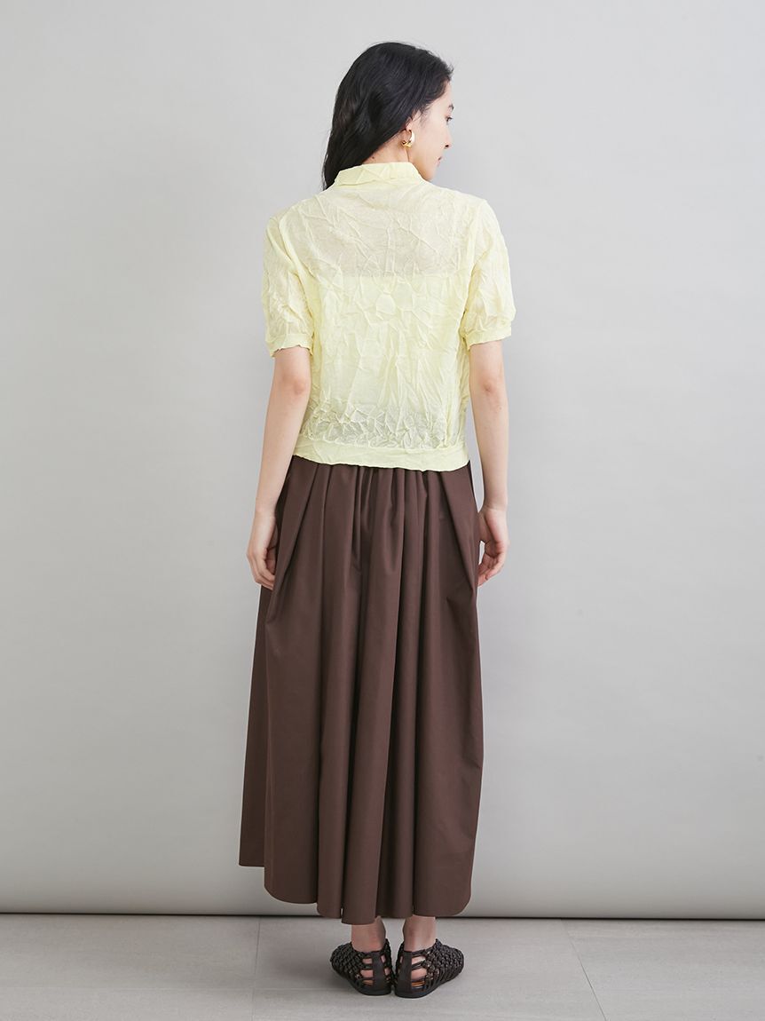 Mila Owen「ウエストゴムタックフレアスカート」|スカート|