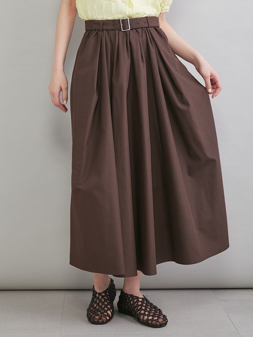 Mila Owen「ウエストゴムタックフレアスカート」|スカート|BRW