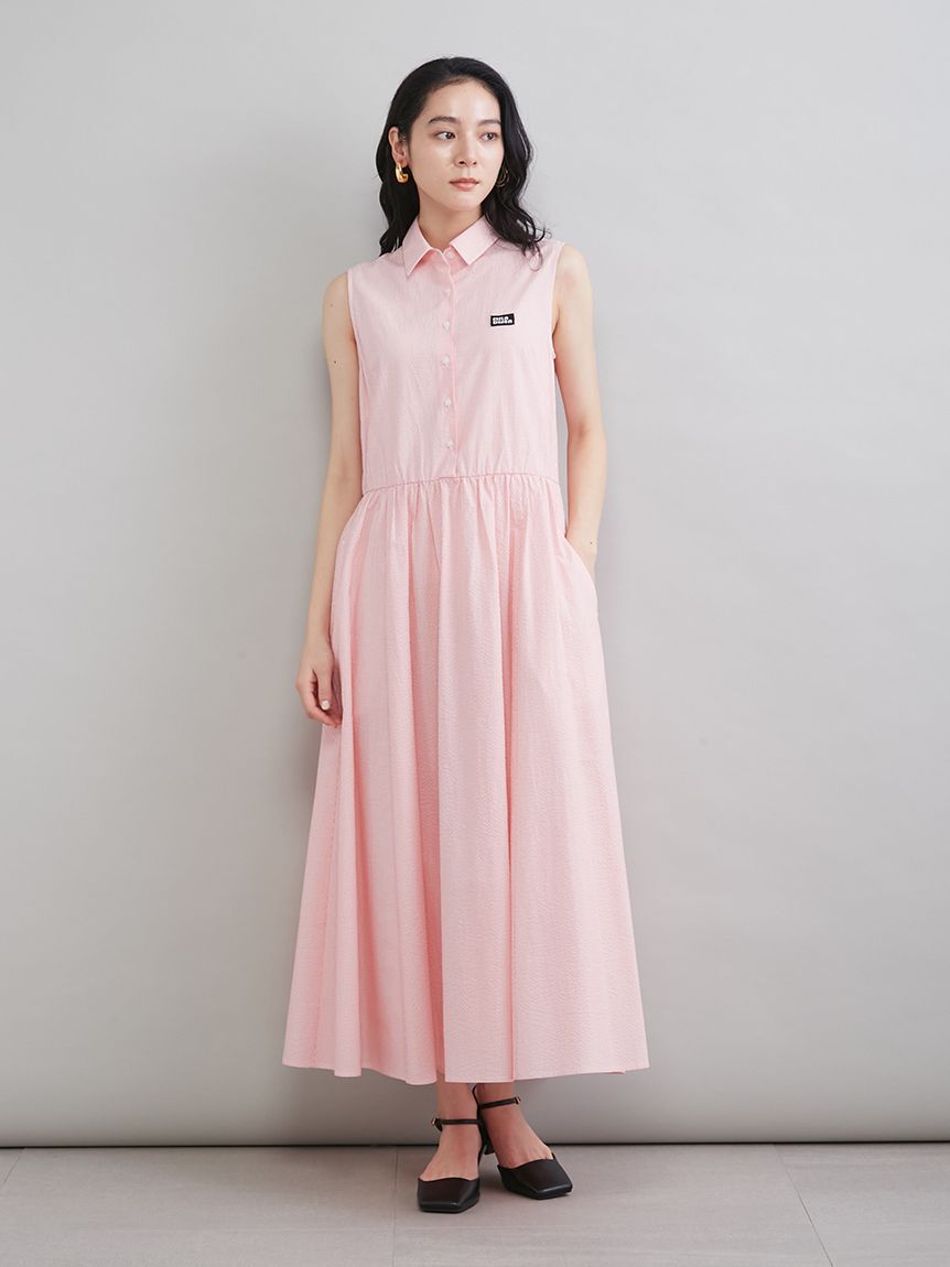 Mila Owen「スリーブレスマキシ丈シャツワンピース」|ワンピース|ORG