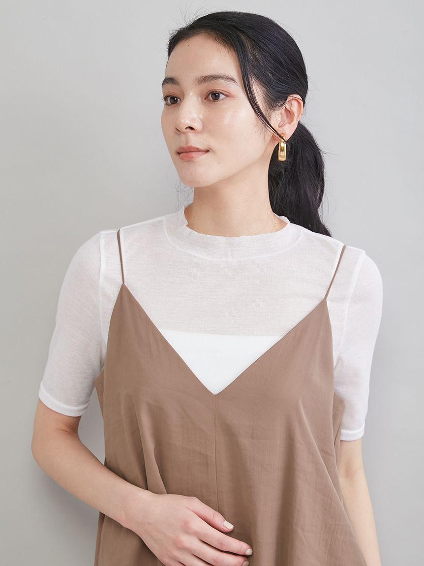 Mila Owen「レースヘムキャミワンピース」|ワンピース|