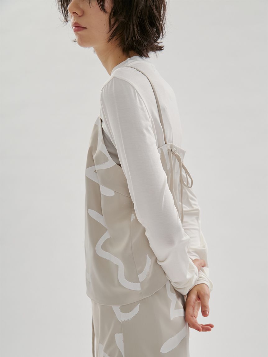 emmi atelier「サテンドロストキャミソール【セットアップ対応】」|キャミソール|