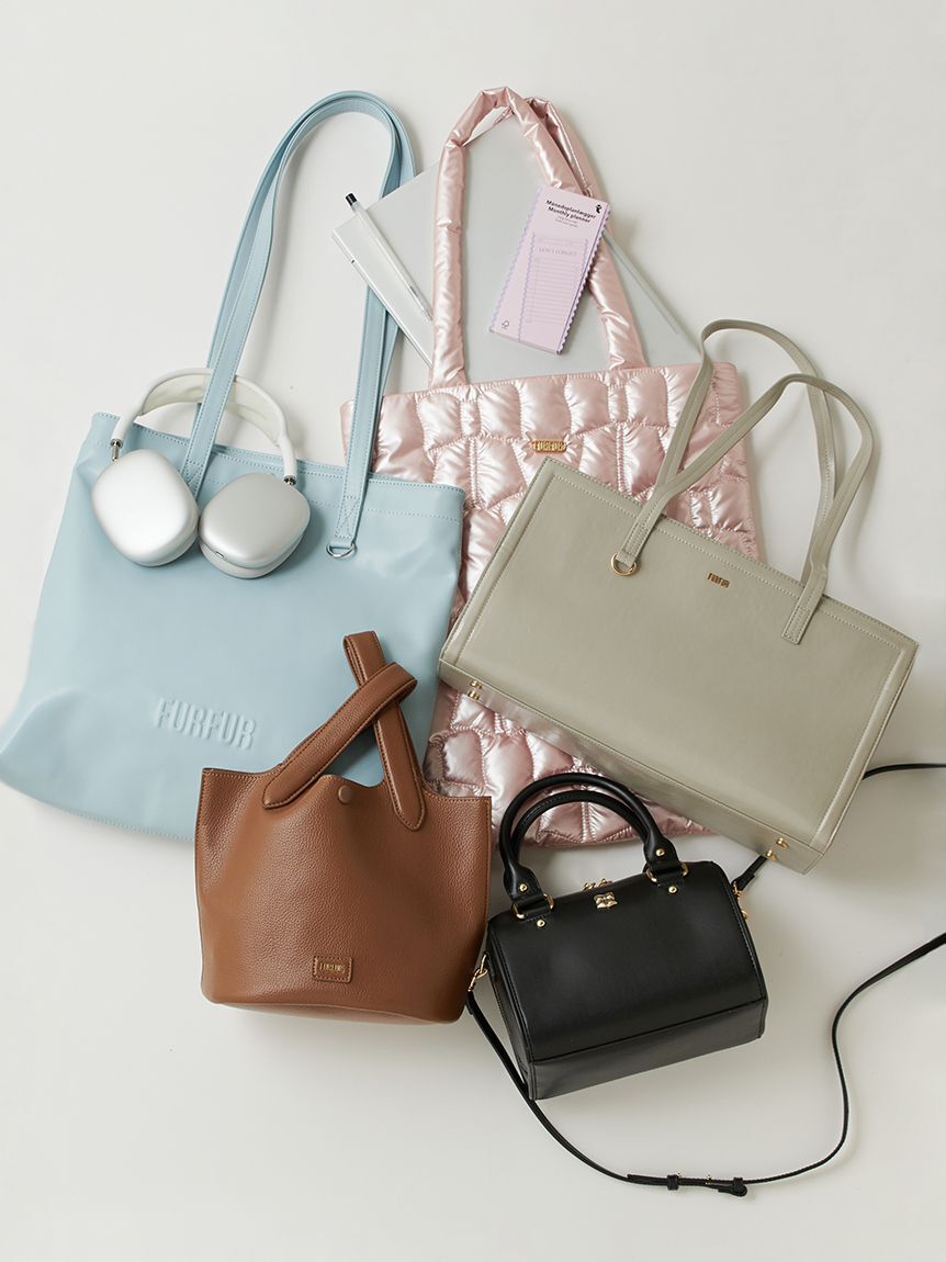 FURFUR「【新色追加】エンボスロゴトートバッグＭ」|トートバッグ|