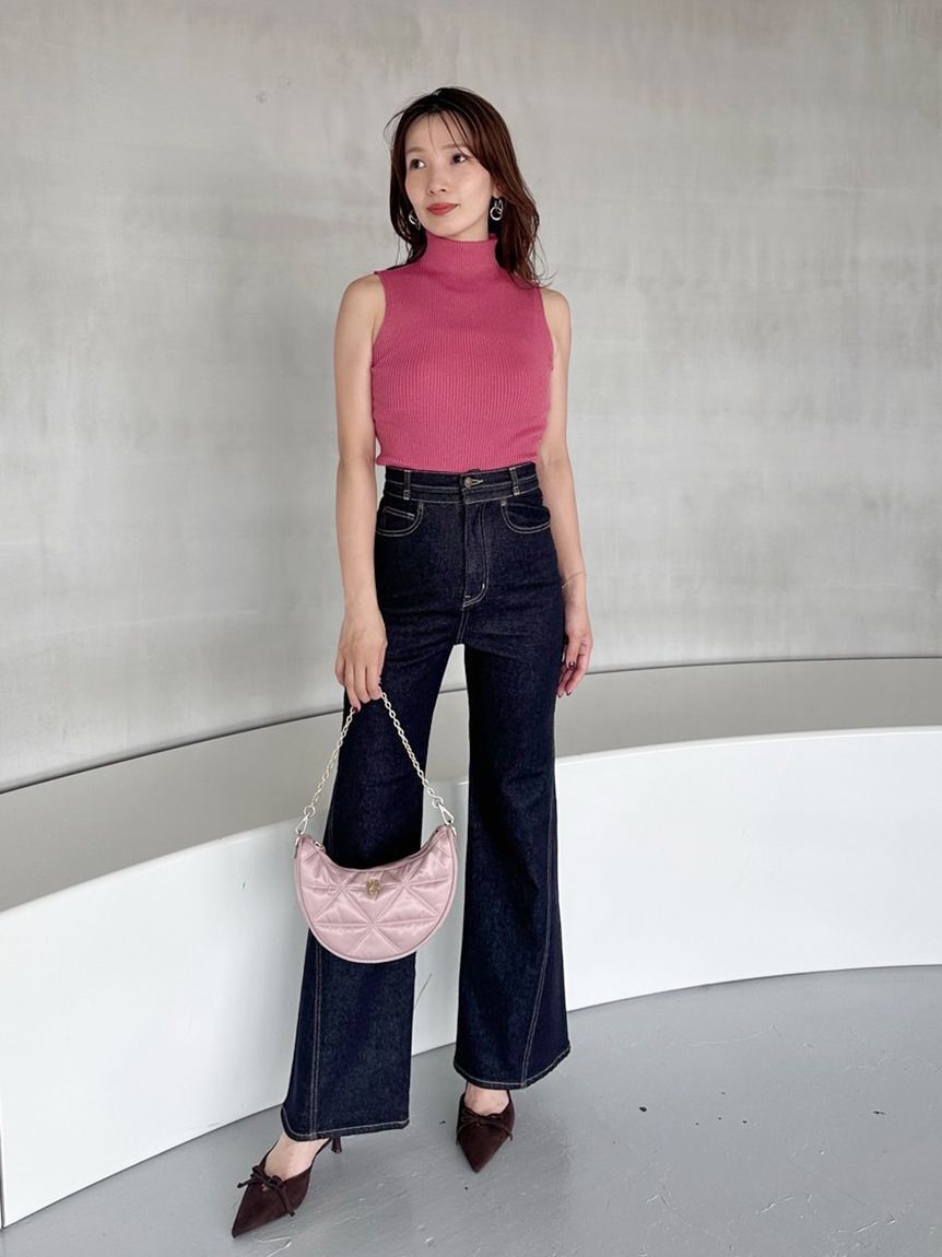 SNIDEL「【00サイズあり】Sustainableストレッチフレアデニムパンツ」|デニム|