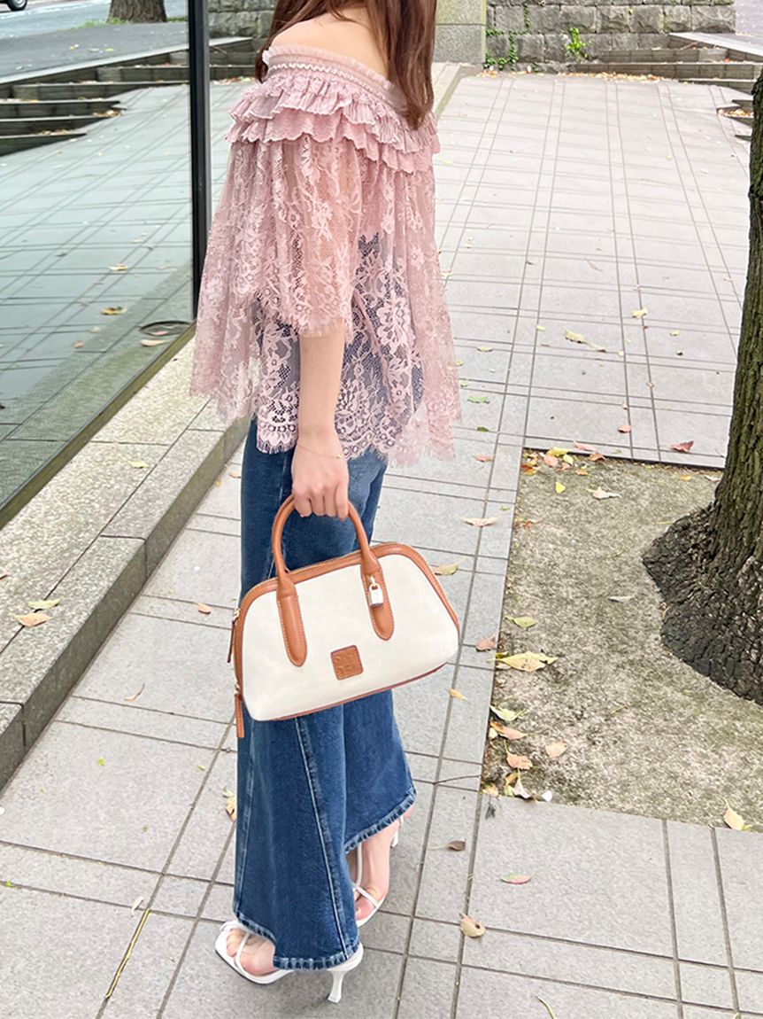 SNIDEL「【00サイズあり】Sustainableストレッチフレアデニムパンツ」|デニム|