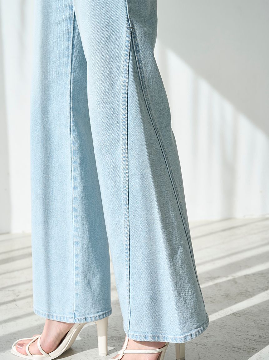 SNIDEL「【00サイズあり】Sustainableストレッチフレアデニムパンツ」|デニム|