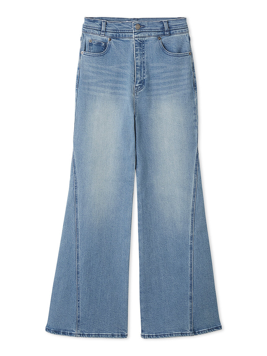 SNIDEL「【00サイズあり】Sustainableストレッチフレアデニムパンツ」|デニム|