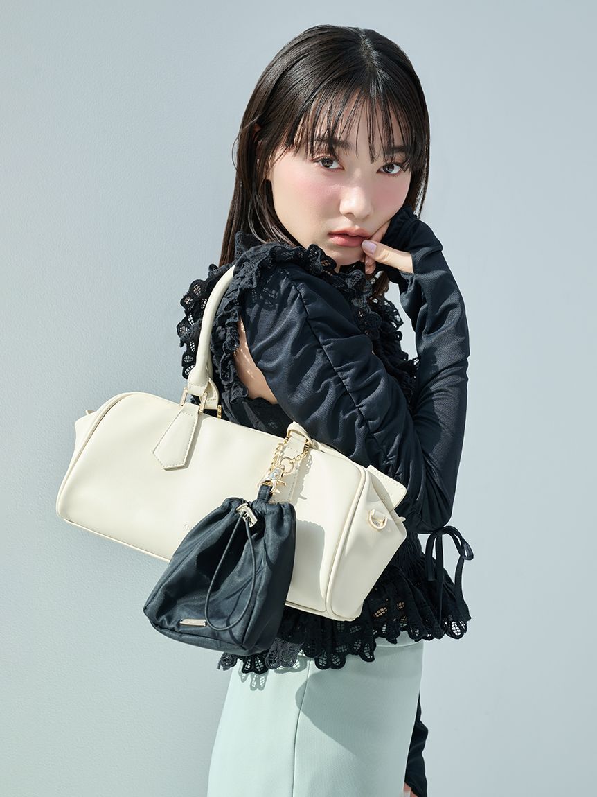 SNIDEL「パドロックチャームボストン」|ボストンバッグ|