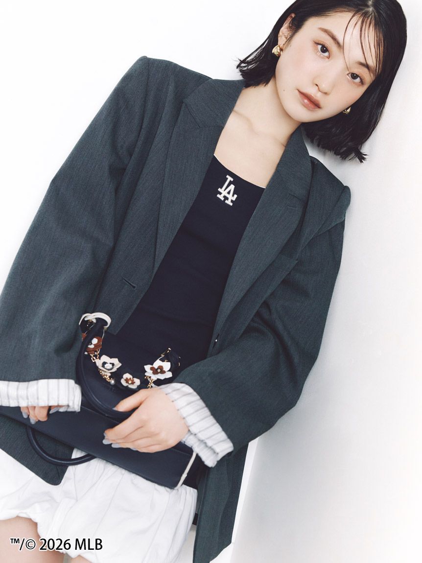 SNIDEL「パドロックチャームボストン」|ボストンバッグ|