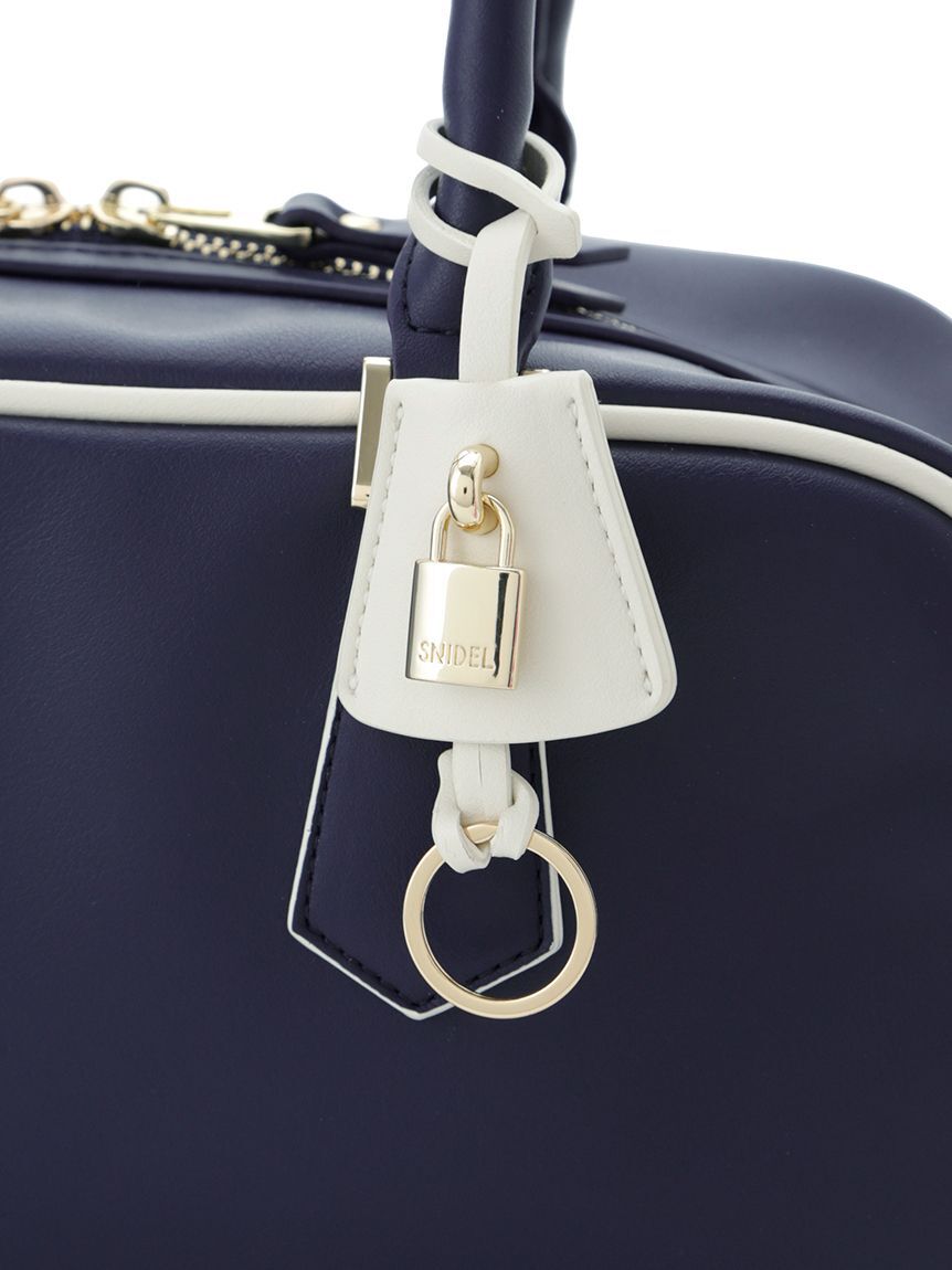 SNIDEL「パドロックチャームボストン」|ボストンバッグ|