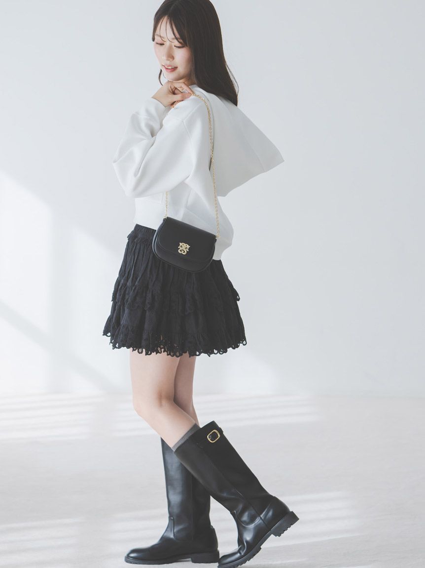 SNIDEL「ラウンドフラップミニショルダー」|ショルダー・メッセンジャー|