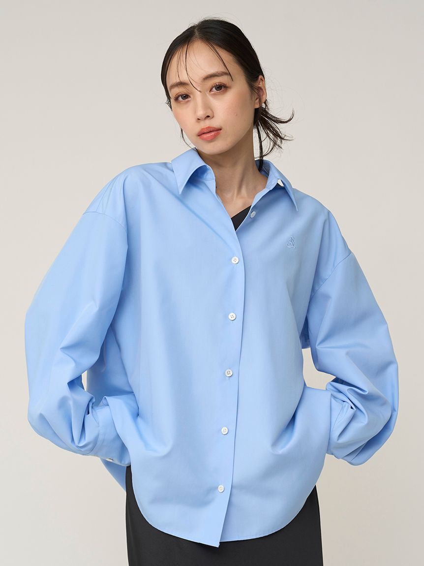 SNIDEL「【LUMISHADE】UVオーバーシャツ」|シャツ・ブラウス|BLU