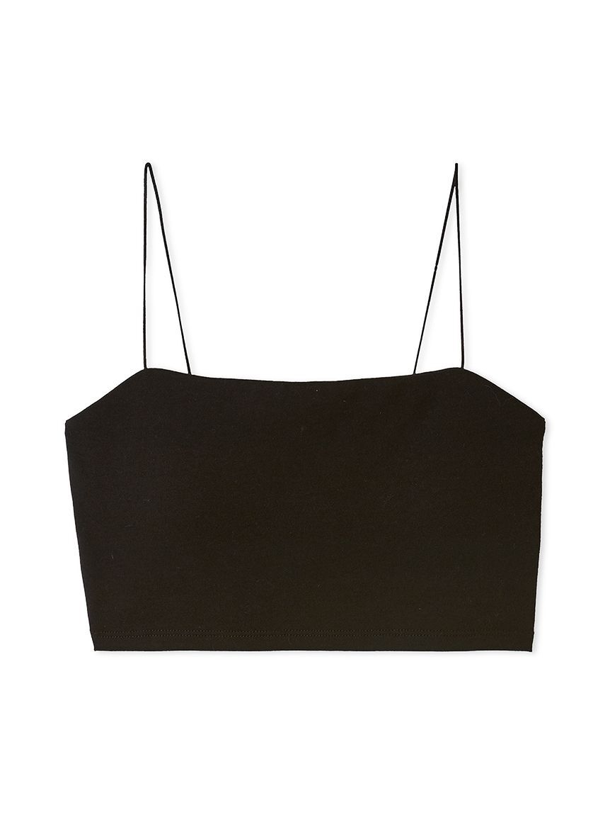 SNIDEL「カップインナーキャミ」|キャミソール|BLK